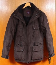Wellensteyn Motoro Winterjacke Herren Gr.S Vintage Parka in braun (242)