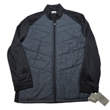 PGA TOUR Insulated Jacket Mens XL Caviar Black Golf Thermal Stretch $100 NEW
