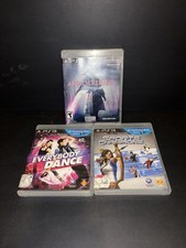 PS3 PlayStation 3 Video Game Bundle 3 Games, Tested Working
