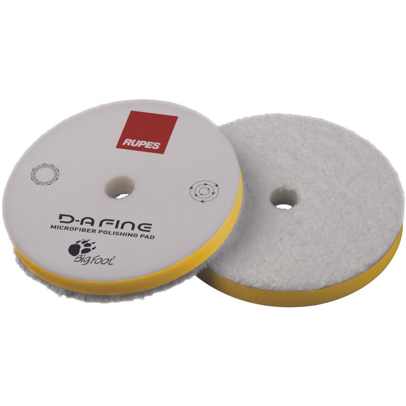 Tampon microfibre D-A Fine 160mm de diamètre à haute densité pour lustreuse orbitale