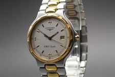 【N MINT】 Longines Conquest V.H.P. Orologio da uomo VHP 4018 oro data...