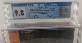 Night Trap (Sega CD 32X, 1994) Brand New / Factory Sealed - CGC Graded 9.8 A++