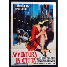 manifesto AVVENTURA IN CITTA' gerard landry luisella boni savarese M390