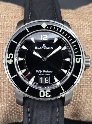 2024 Blancpain Fifty Fathoms Grande Date 5050-12B30-B52A Titanium COMPLETE SET 