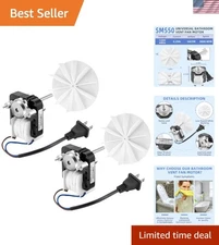 SM550 Dual 2-Pack Bathroom Fan Motor - 120V, for Nu.Tone & Broan Replacement