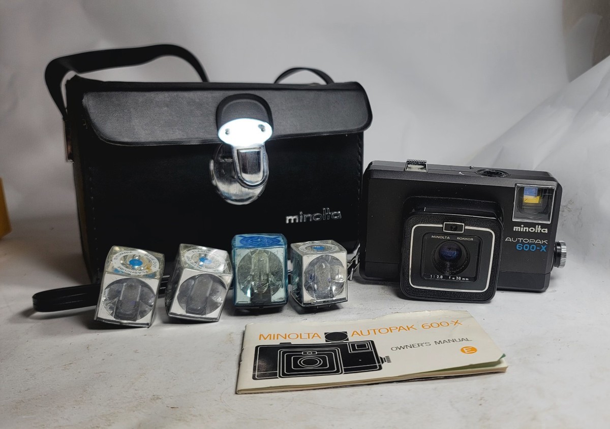 Minolta Autopak 600-X 126 Film Camera With Case | eBay
