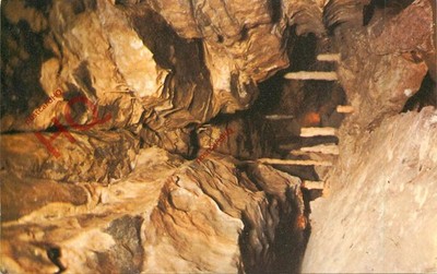 Ansichtskarte_ Ingleton, weiße Narbenhöhlen, die Grotte