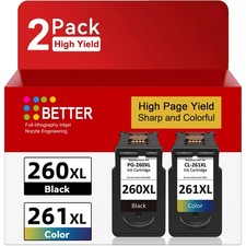 PG-260 XL CL-261 XL Ink Cartridges for Canon PIXMA TS5320 TS6420 TR7020 TR7022