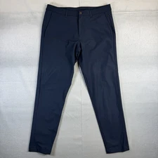 Lululemon Commission Slim Pants Mens 36 Navy Tech ABC Warpstreme LM5522S NWOT