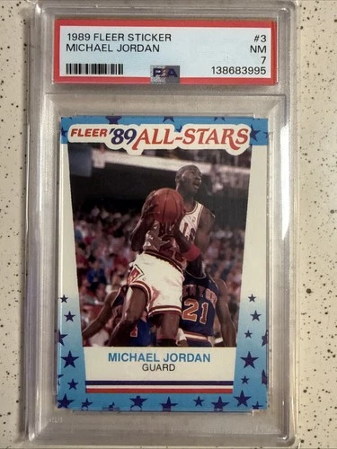1989-90 Fleer - All-Stars Stickers Michael Jordan #3