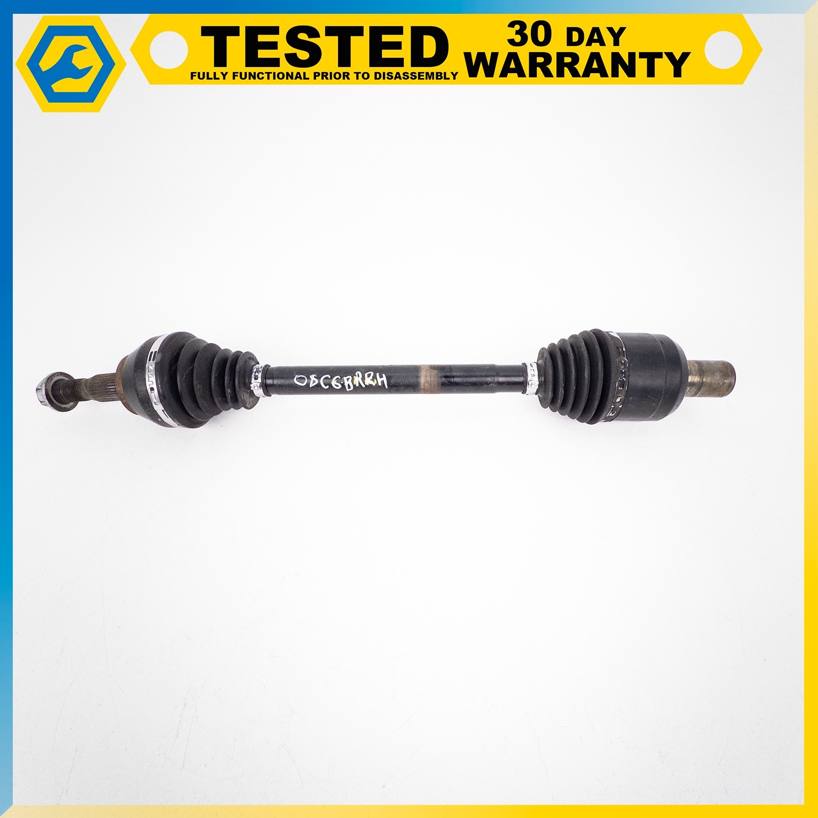 05-13 CHEVROLET CORVETTE C6 XLR REAR RIGHT AXLE HALF SHAFT UNIVERSAL JOINT OEM