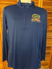 University of Florida Gators 1/4 Zip Pullover Mens Medium Long Sleeves