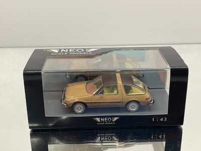 NEO SCALE MODELS 43520 AMC PACER 1975 -CARAMEL TAN 1:43- GOOD IN BOX