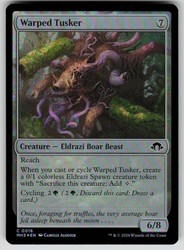 Warped Tusker 16 Foil Common Modern Horizons 3