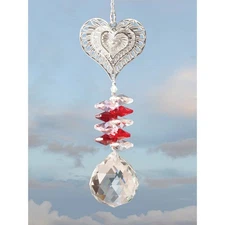 Solid Oak Heart Suncatcher Ornament Kit