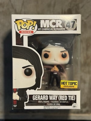 Funko Pop! Rocks My Chemical Romance Gerard Way (Red Tie) #47 Hot Topic Excl
