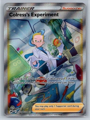 Colress's Experiment Holo SWSH: Crown Zenith: Galarian Gallery GG59/GG70 NM