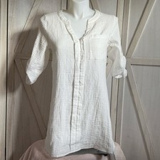 NEW NWT Cupshe Womens White Beach Swim Suit Cover Up M Medium