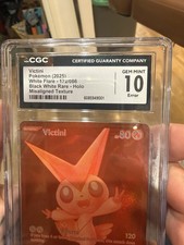 CGC 10 Victini 172/086 BWR - Texture Shift Misprint - Pokémon TCG White Flare on eBay