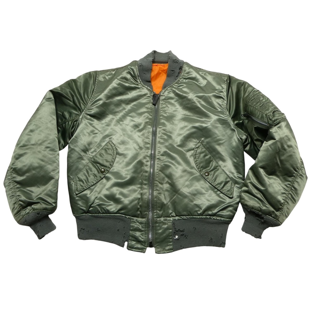 Vintage Corinth Mfg. Co. Jacket Mens Medium Green MA-1 Flight