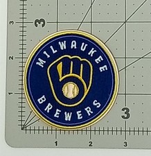 Milwaukee Brewers Logo Small Embroidered Iron On or Sew On Patch