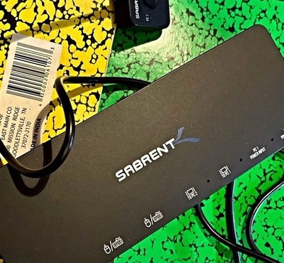 Sabrent 2-Port Type-C KVM Switch (USB-KCPD) - NEW - JUST SET IN DESK AT WORK