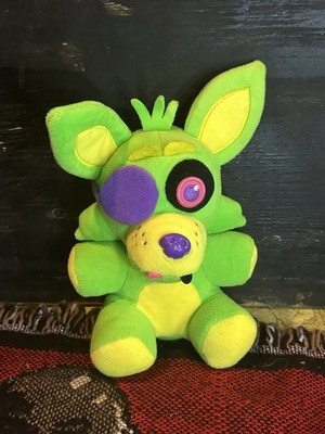 Five Nights At Freddy's Blacklight Green FOXY Funko 8'' Plush 2017 FNAF