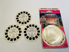 Vintage View Master Reels Set Masters of the Universe 3D Pictures MOTU BIN N