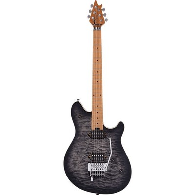 EVH Wolfgang Special QM Baked Maple Charcoal Burst - E-Gitarre