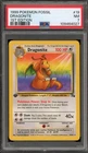 Pokemon Dragonite Fossil 1st Edition NON Holo Rare #19 PSA 7