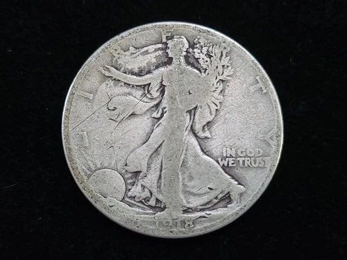 1918 Walking Liberty Silver Half Dollar Good 10322