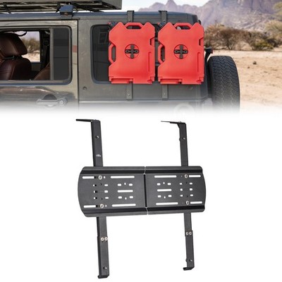 Rear Window Storage Molle Panel Kit for JEEP Wrangler JK 2007-2018 Gas Can Mount