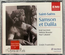 SAINT-SAENS "SAMSON ET DALILA" (JOSE LUCCIONI HELENE 2 CDs.  One Day Handling
