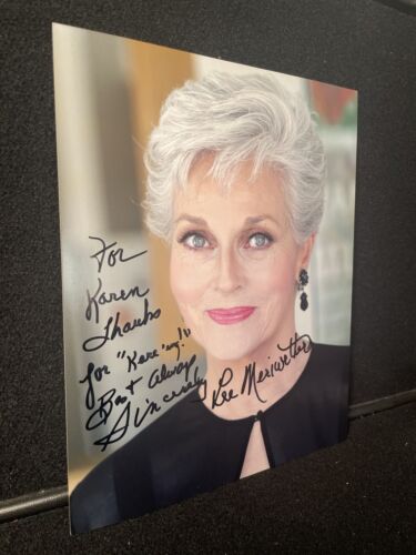 !!️ FOTO FIRMATA LEE MERIWETHER 8 X 10 1966 BATMAN CATWOMAN - Foto 2 di 3