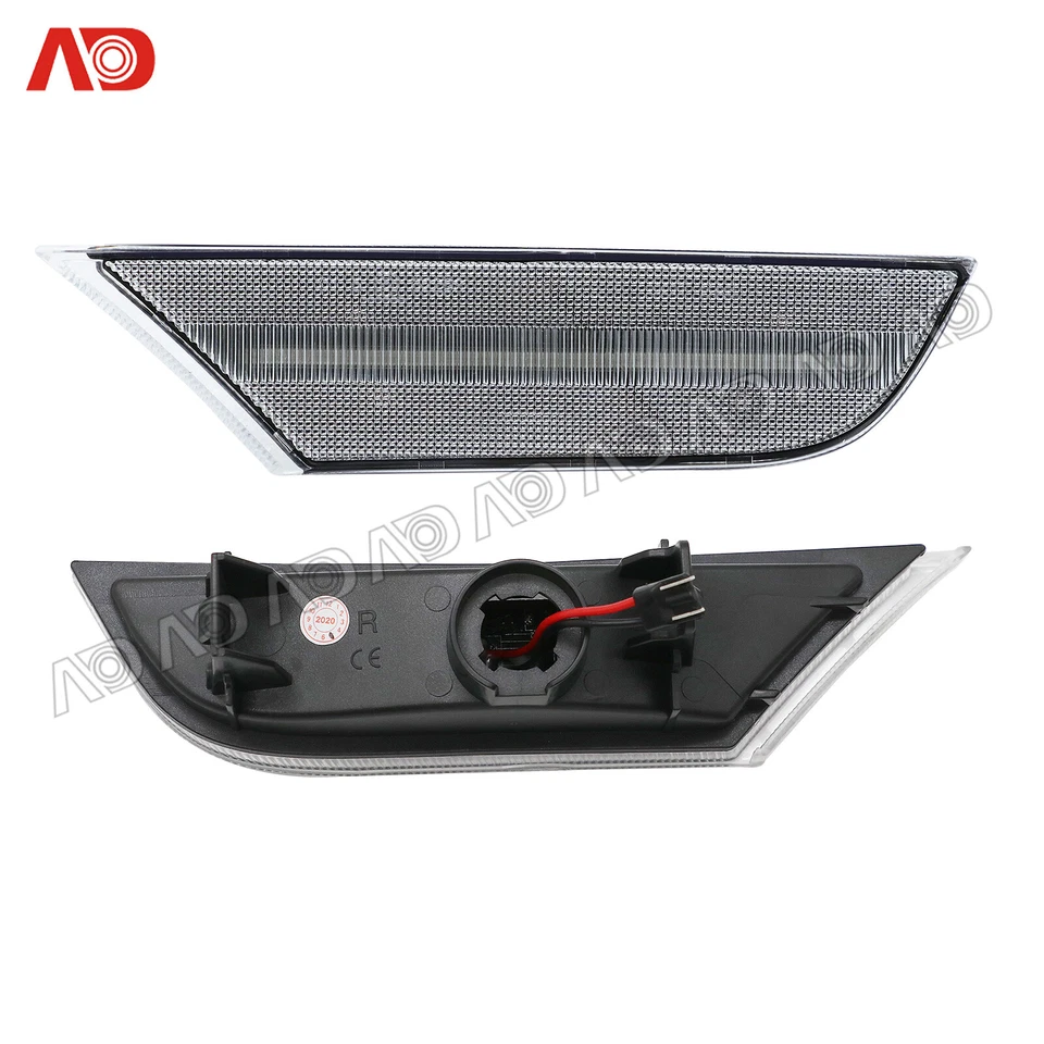 Luz de señalización lateral LED ámbar 2 piezas lámpara de señal de giro para Honda Odyssey 2018-2022 Foto 4 de 4