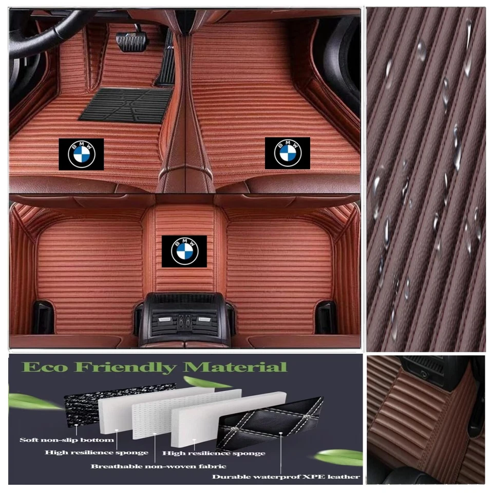 Alfombrillas de coche aptas para BMW todos los modelos revestimiento de carga automática alfombras impermeables personalizadas Foto 3 de 4