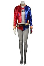Suicide Squad Harley Quinn Lady Full Set Xmas Cosplay Costume Halloween