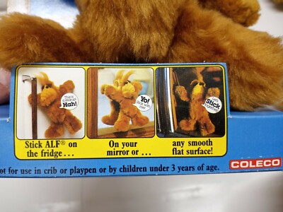 [希少)アルフ ALF STICK-AROUND 吸盤付き ぬいぐるみ1988年 1988's アルフ ALF パッケージ付き STICK-AROUND 吸盤付き