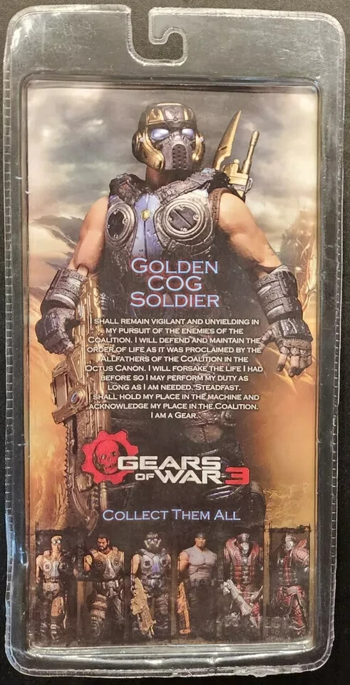 ネカ　ギアーズオブウォー　COGソルジャー Neca Gears of War 2 COG Soldier Longshot Lancer Player