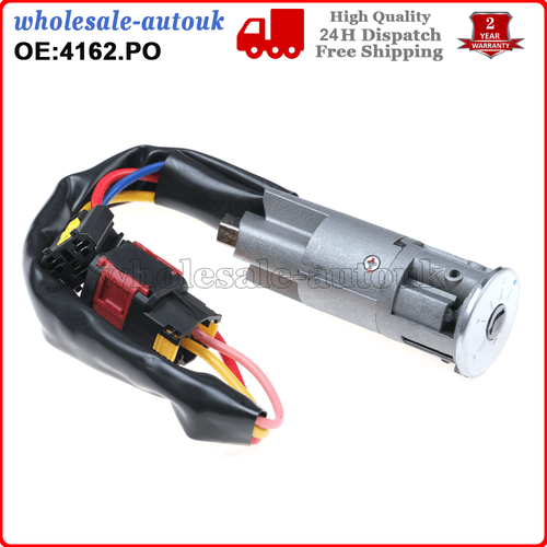 IGNITION SWITCH STARTER LOCK BARREL FOR CITREON XSARA PICASSO PEUGEOT 206 4162PO - Picture 6 of 9