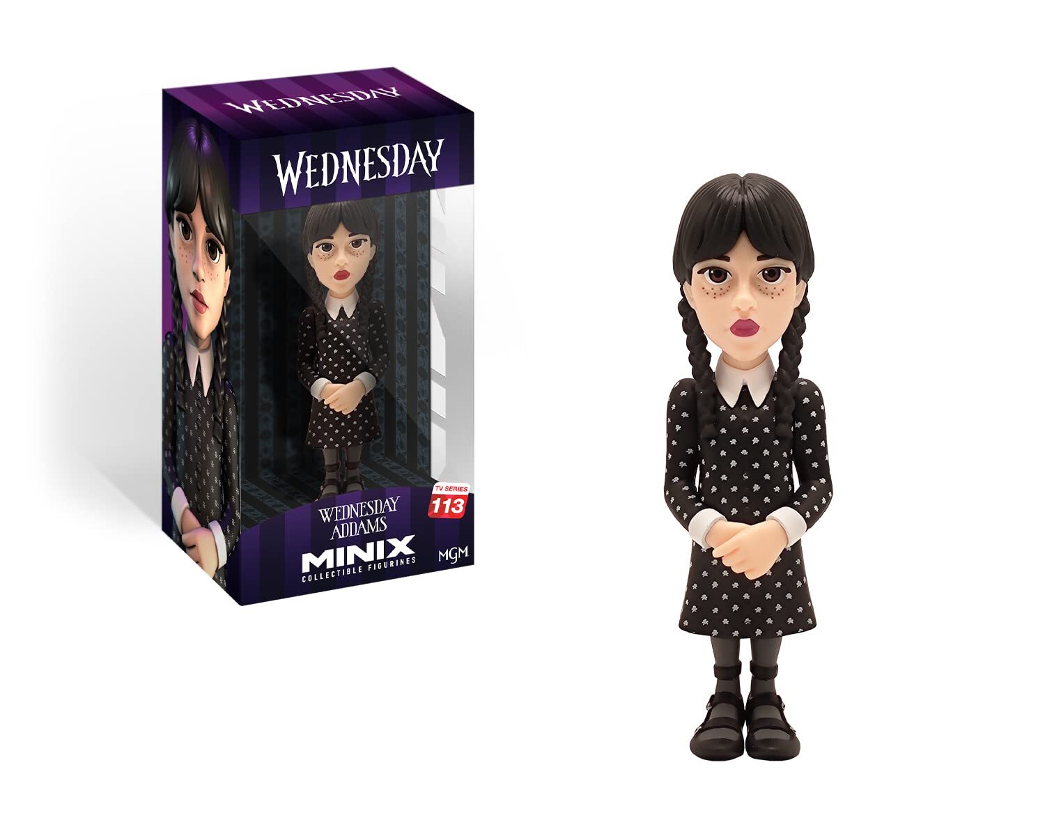 MINIX 92615 Wednesday Addams Cardgame, Mittwoch Addams
