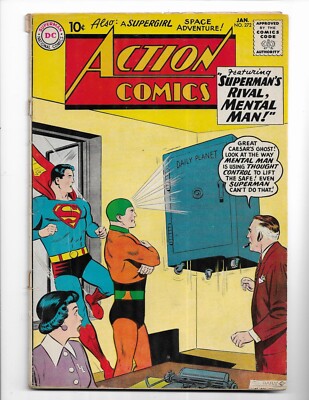 ACTION COMICS 272 - G 2.0 - SUPERMAN - SUPERGIRL - AQUAMAN - AQUALAD (1961)