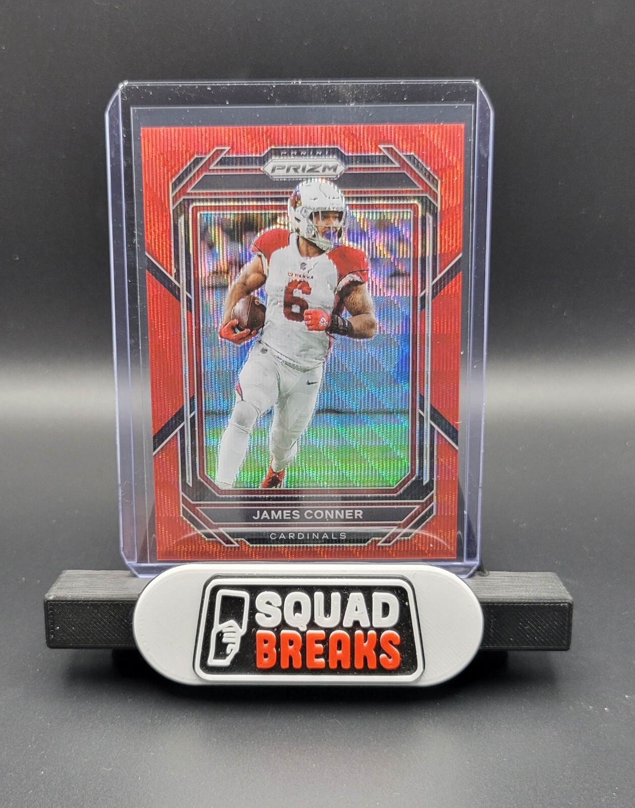 2022 Panini Prizm James Conner #2 Red Wave /149 Cardinals