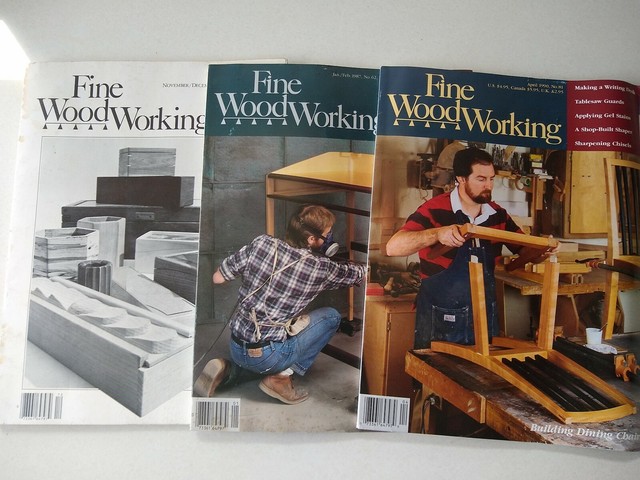 Fine Woodworking Magazine 3 BACK ISSUES Nov Dec 83 Jan 