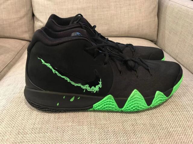 New Nike Mens Kyrie Irving 4 Halloween Black Rage Green 943806-012 size 18 | eBay