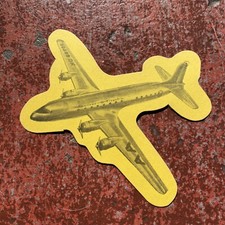 AA American Airlines Baggage Tag - Vintage Mid-Century Airplane shaped NOS