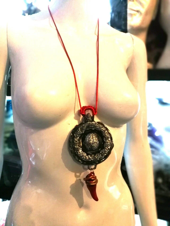 Talismán de la suerte poder efectivo atracción fortuna dinero colgante collar amuletos Foto 4 de 4