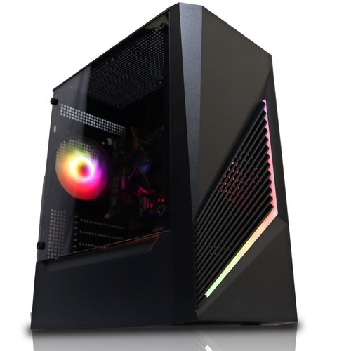 Cheap Gaming PC Computer - Intel Core i3 / 8GB RAM / 240GB SSD / Windows 10 WiFi - Picture 3 of 9