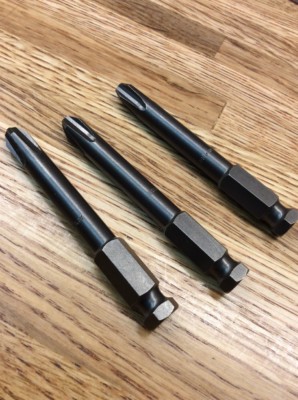 New! (3) Apex 484 Phillips #4 Head Bit 7/16'' Hex Drive, 3-1/2'' Long Cooper Tools