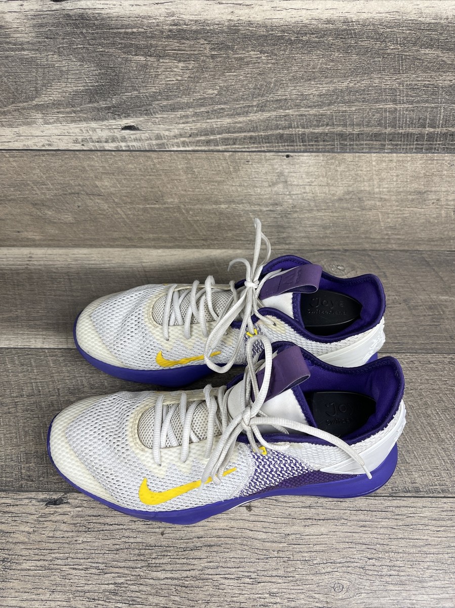 Nike Zoom Lebron Witness IV Basketball Shoes White Purple